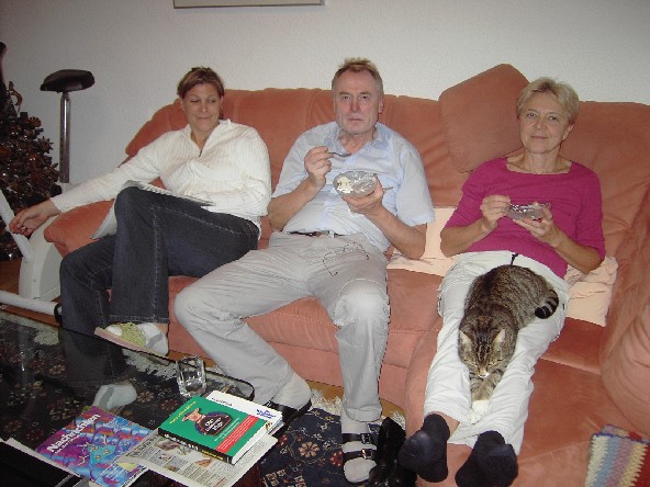 Familie mit Kater Samson 2006